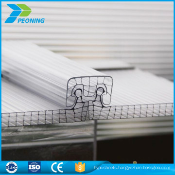 PC profile U and H polycarbonate sheet pc panel